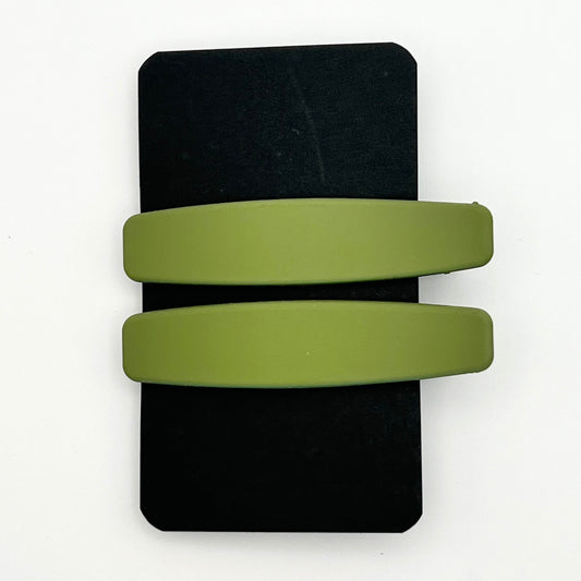 Solid Hair Clips (2 pc)