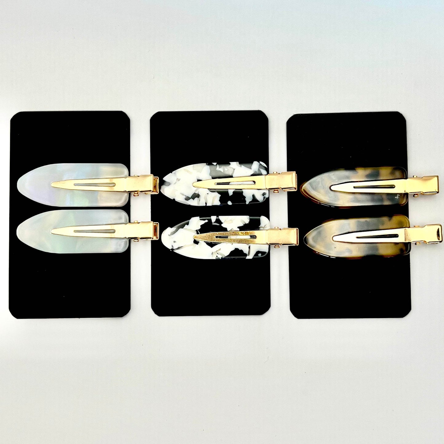 Gold Hair Clips (2 pc)