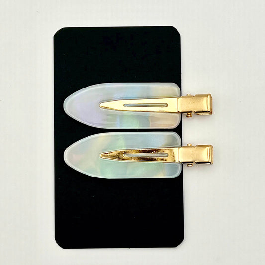 Gold Hair Clips (2 pc)