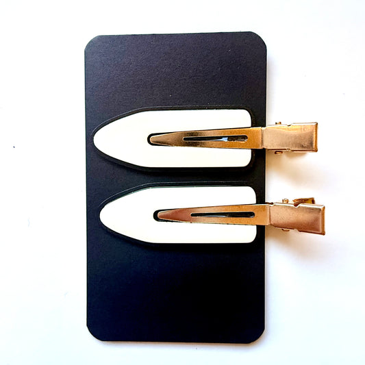 Gold Hair Clips (2 pc)