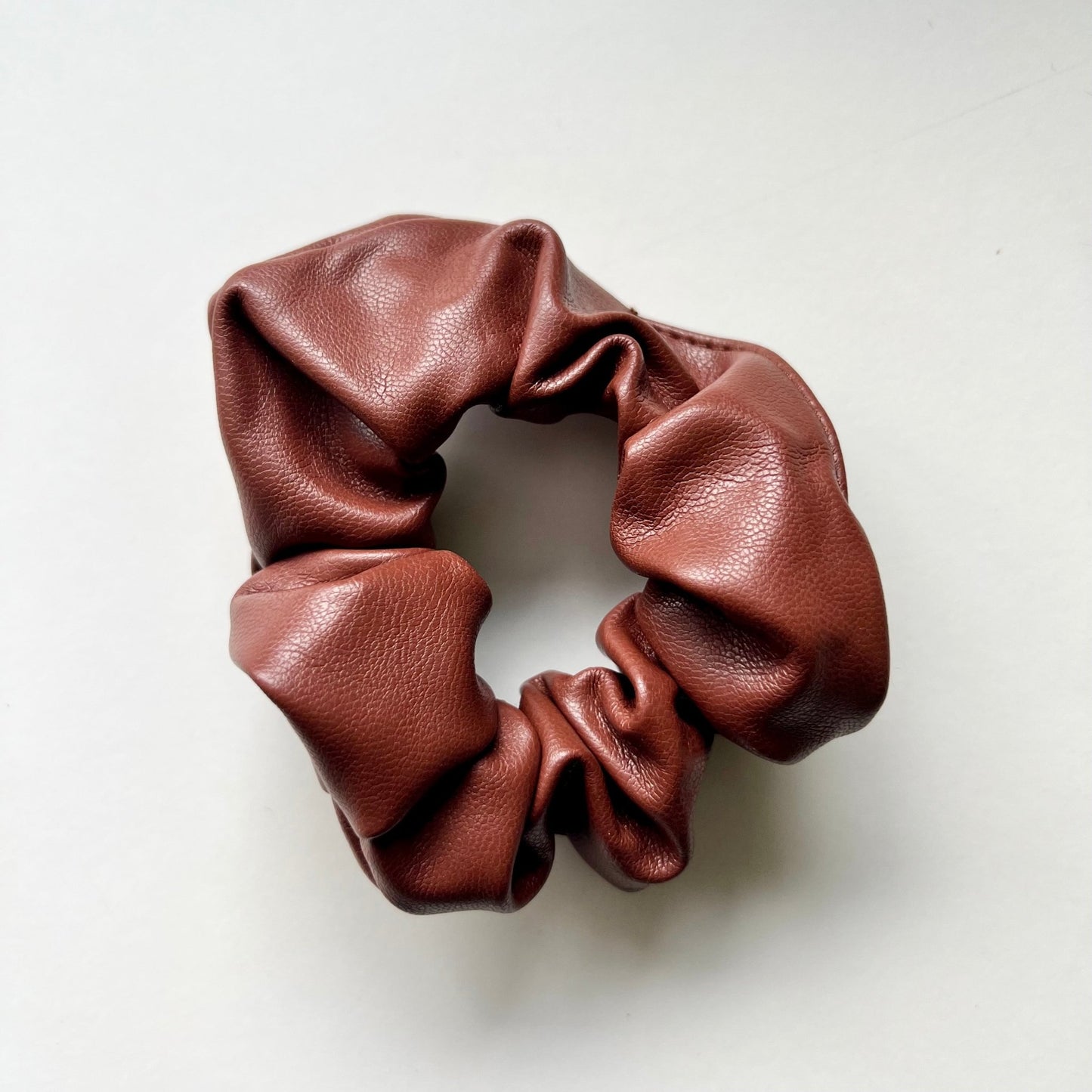 Vegan Leather Hair Scrunchy - Index By Dex