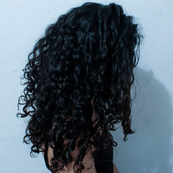 shampoo sandwich, dry hair