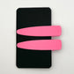 Solid Hair Clips (2 pc)