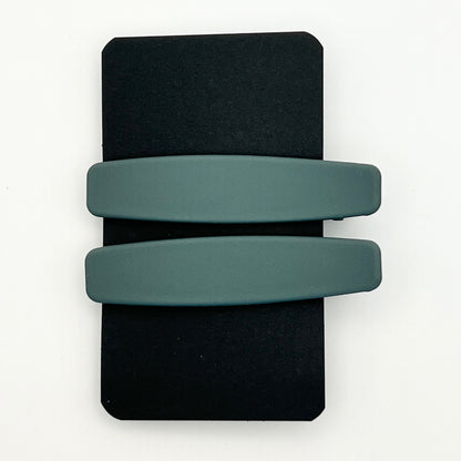Solid Hair Clips (2 pc)