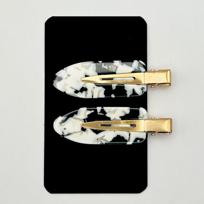 Gold Hair Clips (2 pc)