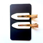 Gold Hair Clips (2 pc)