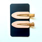 Gold Hair Clips (2 pc)