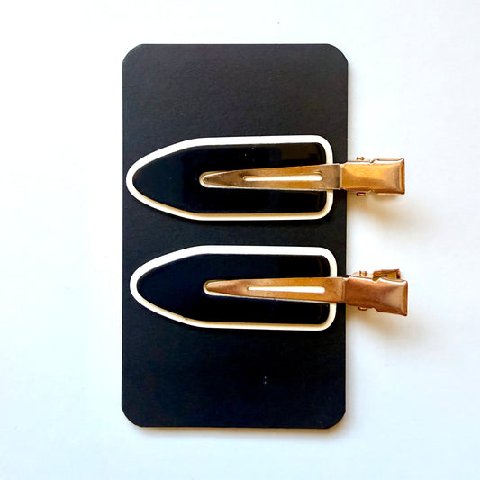 Gold Hair Clips (2 pc)