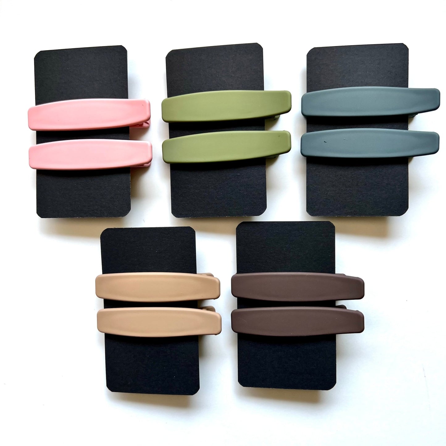 Solid Hair Clips (2 pc) - Index By Dex
