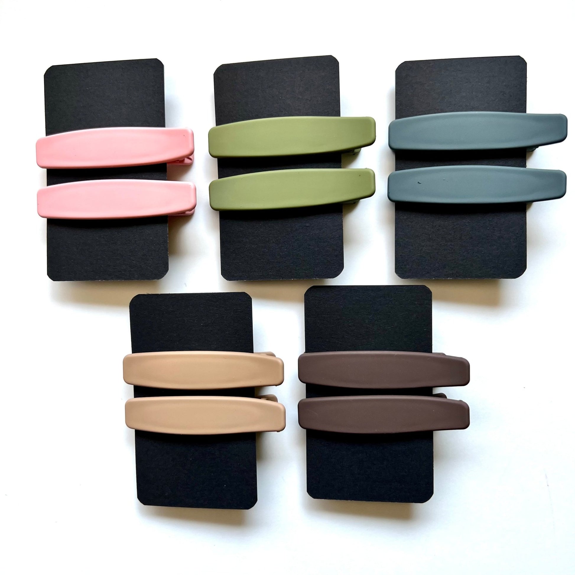 Solid Hair Clips (2 pc) - Index By Dex